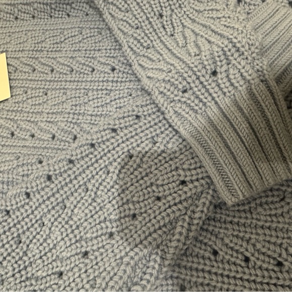 King & Tuckfield Chunky Blue Sweater NWT - Picture 5 of 6